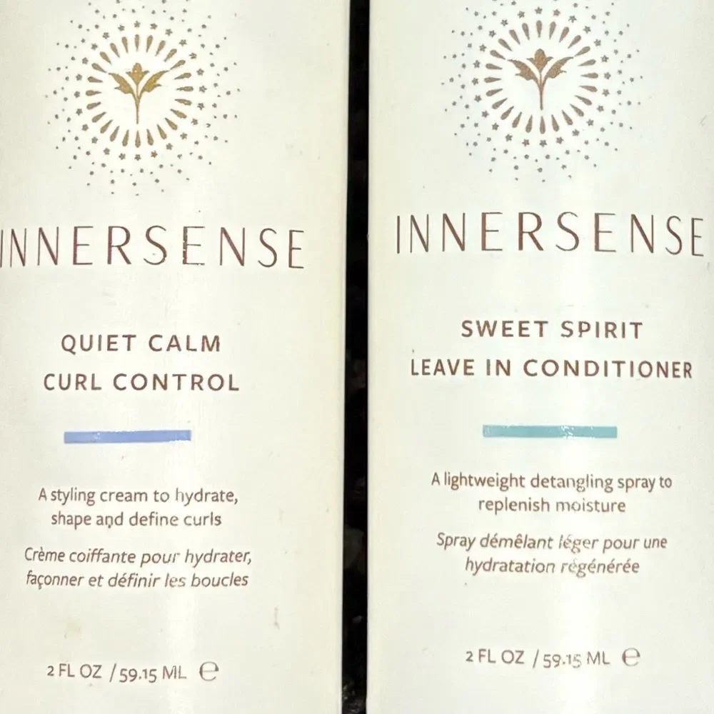 Innersense Hair Duo!✨ Quiet Calm Curl + Sweet Spirit Leave In - New! Travel